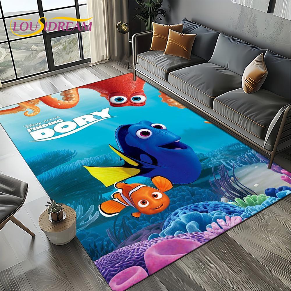 27 Style Cute Finding Nemo Cartoon Sea World Carpet Rug for Bedroom Living Room Home Sofa Decoration,kids Large Decor Floor Mat