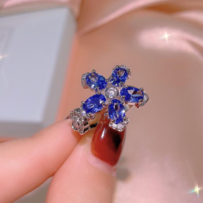 

Ожерелье из снежной цепи из танзанийского камня, красно-фиолетовые простые серьги, комплект украшений