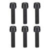 6PCS Stainless Steel Bicycle Stem Bolts M5 X 18mm Bicycle Riser Screws Bicycle Attachments For Road Bike Bike Handlebar Riding