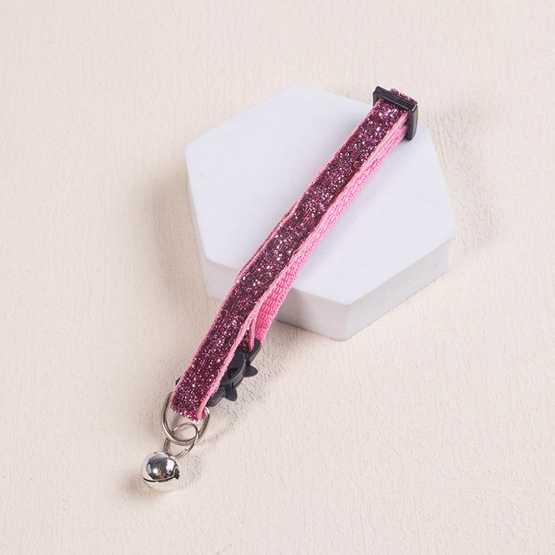 1PC Reflective Breakaway Cat Collar Safety Elastic Adjustable Neck Strap With Bell For Kitten Puppy Pet Leash Accessories