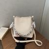 Women Fashion Simple Bucket Shoulder Handbag Crossbody Bag For Daily Commute