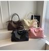 Fashion Woven Large-capacity Tote Bag Women's 2024 New Simple and Versatile Short-haul Shoulder Travel Bag Tide