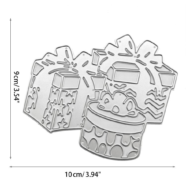 Gift Box Metal Cutting Dies For Diy Dies Scrapbooking Embossed Paper Cards Die
