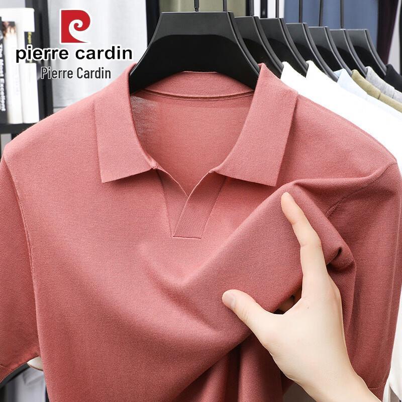 Pierre Cardin Men s Lyocell Tencel Seagull Collar Polo Shirt 2XL