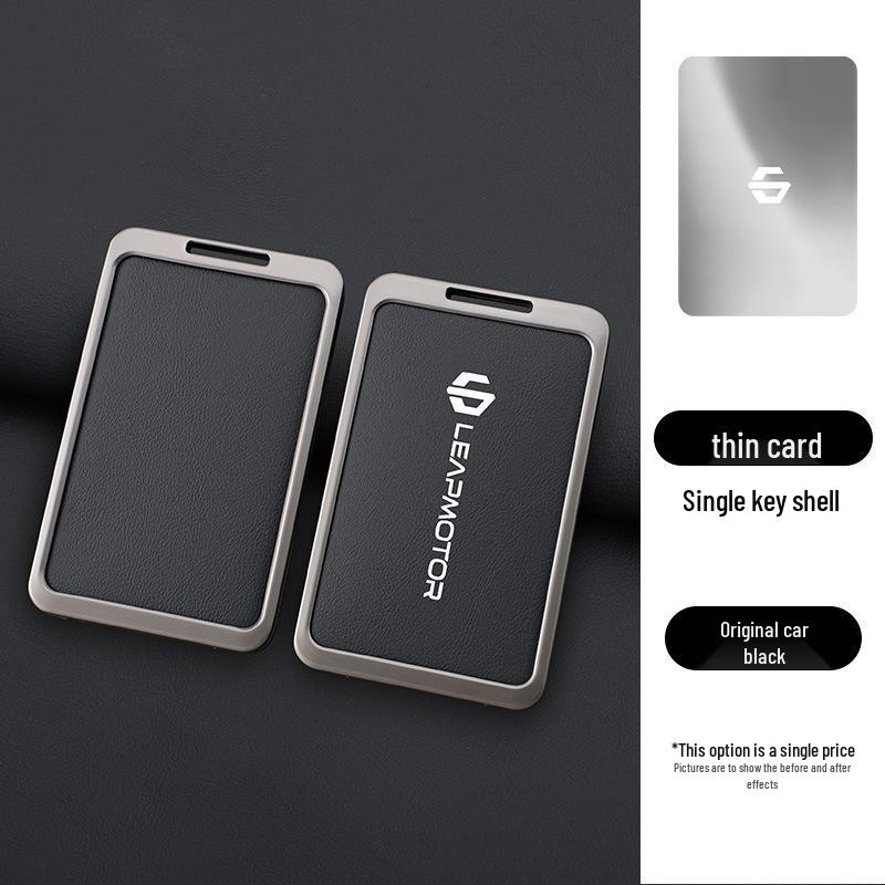 Leapmotor C10 2024 NFC Key Cover - Metal Case & Holder for Men OPP bag