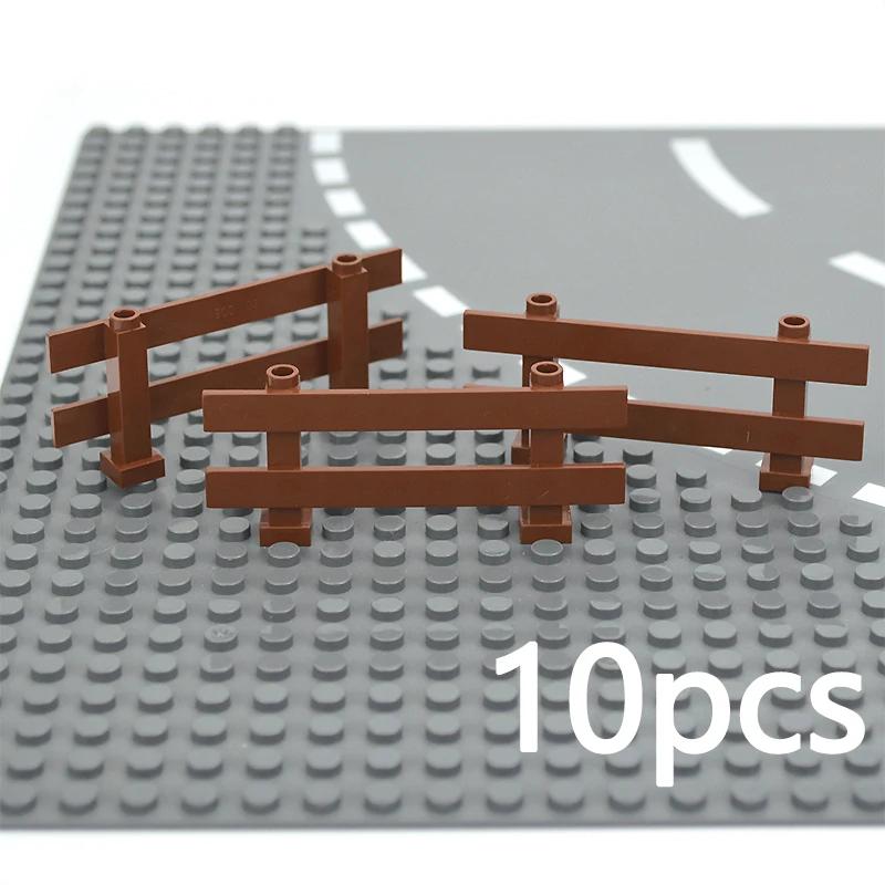 DIY Zubehör Stadt Freunde Haus MOC Teile Zaun Treppen Leiter Tor Bausteine Tür Fenster Figuren Garten Leduo Ziegel