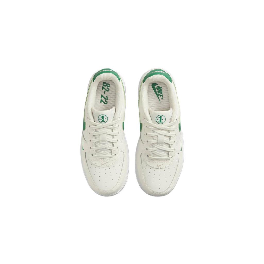 Nike Air Force 1 Se 40th Scarpe da Skateboard Basse Bianco Verde Bambini Età 3 7 Anni FJ2887-101