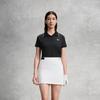 FILA Fashionable Simple Versatile Polo Shirt Women tops Deep-Black A11W635112FBK