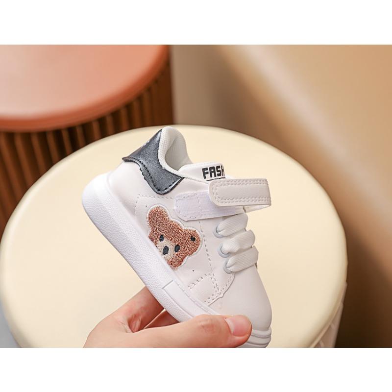 Baby's Spring New Arrivals White Shoes, Girls' Infant Soft-Soled Walking Shoes, Casual Sneakers for Children, Boys' Toddler Casual Shoes.