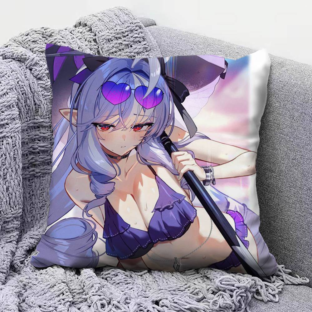 Cute Vivian Zenless Zone Zero ZZZ  Pillow Covers Home Sofa Cushion Covers and Aecorative Custom