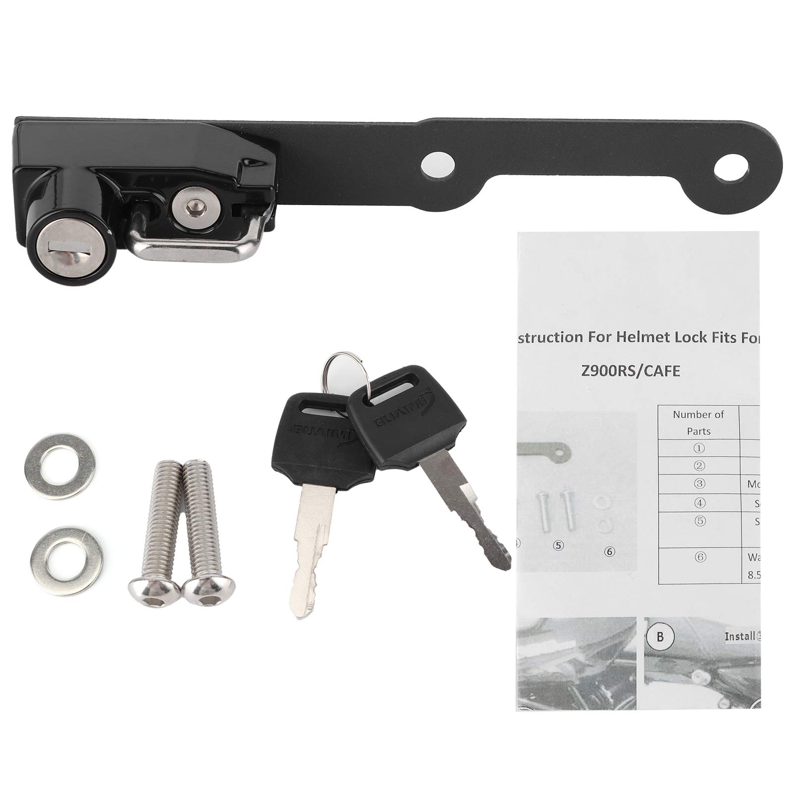 

Держатель замка для мотоциклетного шлема Z900RS CAFE из алюминиевого сплава, устойчивый к краже, ржавчине, ветрозащитный, устойчивый к царапинам