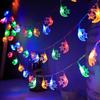 LED String Lights Ramadan Eid Decorations Star Moon Castle Theme Indoor Outdoor Festival Lighting