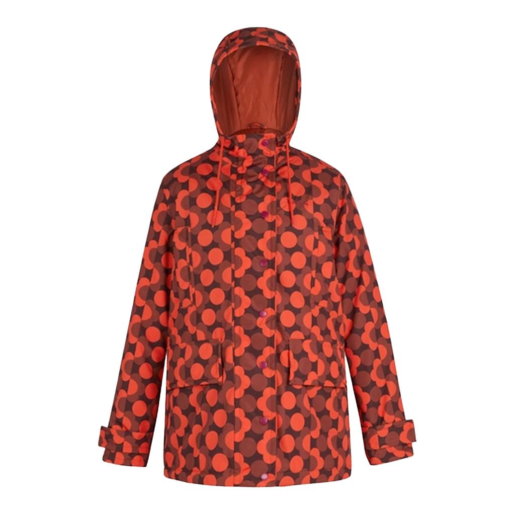 Regatta Womens/Ladies Orla Kiely Floral Mid Length Waterproof Jacket