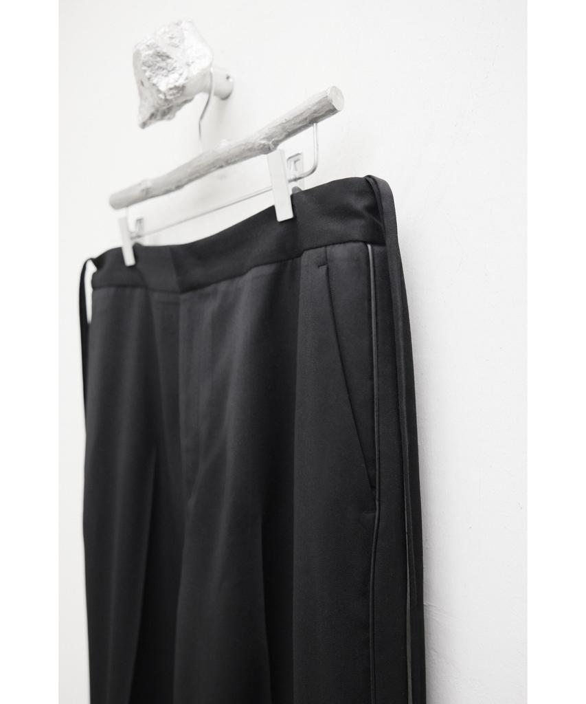 YOUTH String Wide Pants - Black