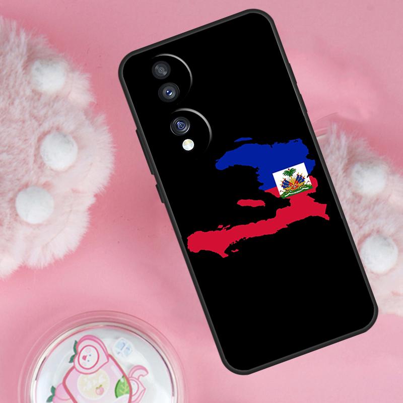 Haiti Haitian Flag Case For Honor 200 Pro 50 70 90 Lite X9b X9a X8b X8a X8 X9 X9c Honor Magic 7 6 5 Lite Cover