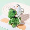 Yousheng Bag Keychain Handmade Cartoon Turtle Comfortable Touch Super Soft High Simulation Decorate Adorable Cute Plush Pendant Keychain Bag Accessory