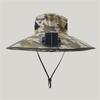 Solar Powered Cooling Hat With Solar Fan Adjustable Fan Breathable Neck Flap For Outdoor Fishing Camping Hiking