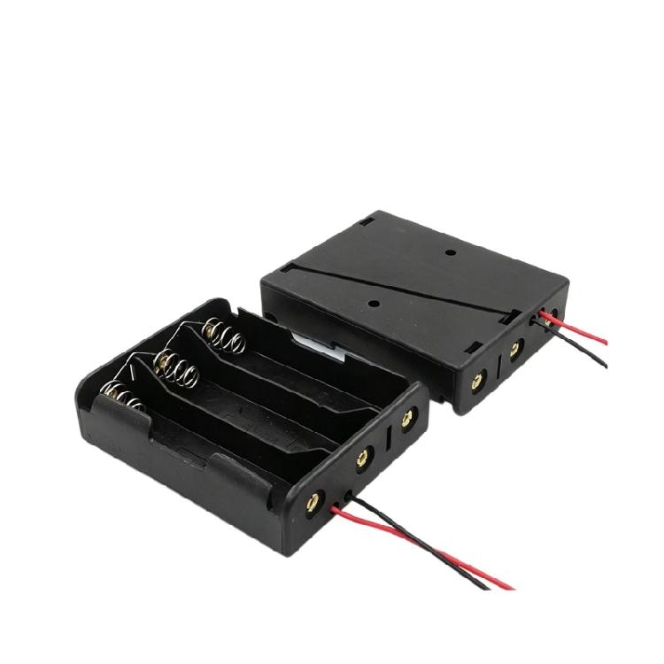 18650 Battery Holder for Repair Wiring, Cell Pack Assembly, Spring Contact Placement, Cover Support, and Projects