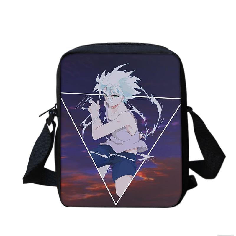 HUNTER × HUNTER Shoulder Bag Anime Print Kindergarten Primary School Boy&girls New Style Large Capacity Lightweight and Compact