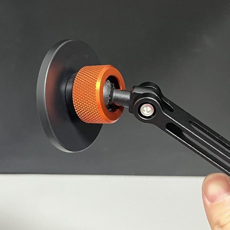 Dado Testa Sferica in Alluminio da 17 mm e Base Vite Filettata in ABS per Supporto di Ricarica Magnetica Supporto per Veicolo Porta Telefono Accessorio