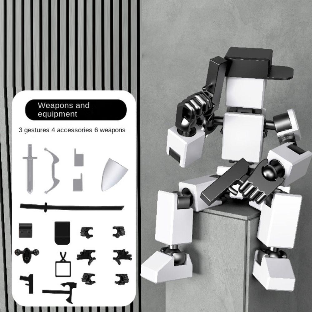 

Многосочлененная многосочлененная подвижная модель Подвижный робот Робот-трансформер Родитель-дети белый