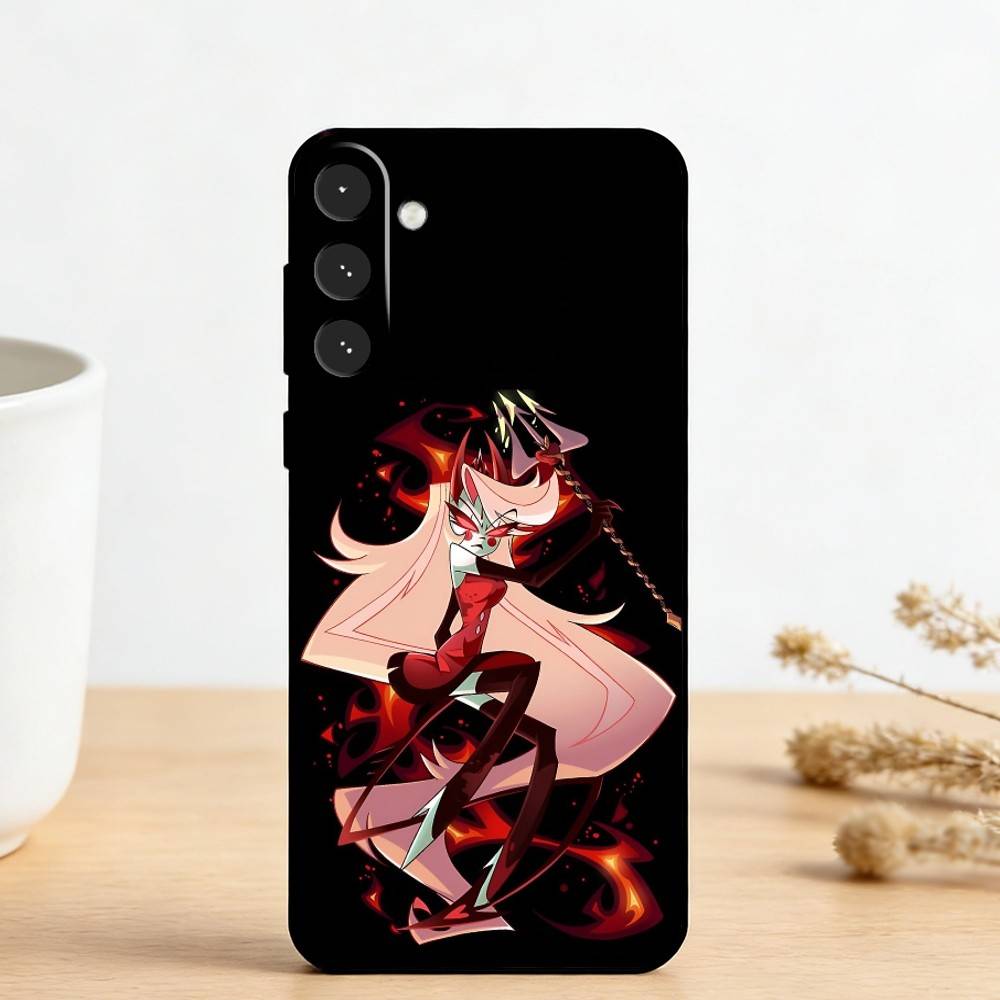 H-Hazbin Hotel C-Charlie Morningstar Phone Case For Samsung Galaxy A73,A72,A71,A70,A53,A52,A51,Others Soft Black Cover