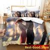 3D-Druck Spiel Crisis Core Final Fantasy VII Bettwäsche-Set Bettbezug Kissenbezug Bettwäsche-Set Leinenlaken Deckenbezug Queen King Size