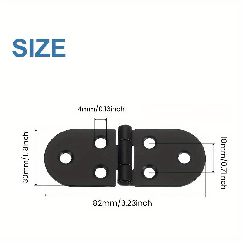 6pcs Metal Folding Flip Hinge, Suitable for Sewing Machine Tables, Mini Cabinets, Wardrobes, and Wardrobe Doors