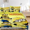 3Pcs Minions Movie Poster Bedding Sets For All Sizes New 3D Printed Bed Cover Comforter Duvet Cover Pillowcase Bedroom Decoration