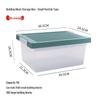 Lego Large Transparent Plastic Storage Box with Lid for Children's Toys & Organization