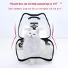 Katzen Tasche Rollkoffer Haustier Ausflug Tragbar Mit Blasenbox Transparente Weltraumkapsel