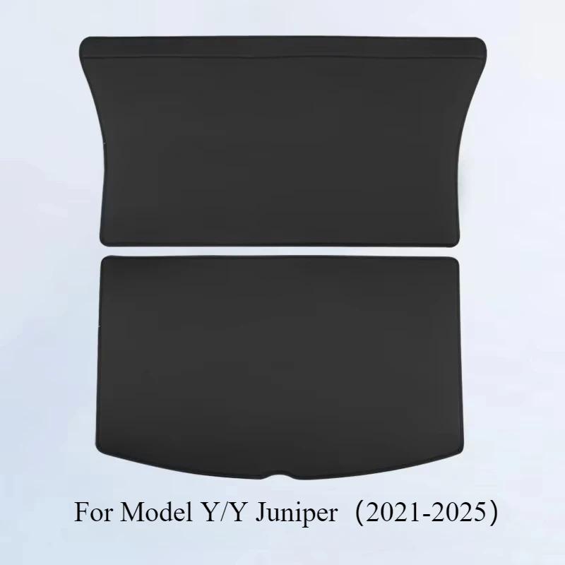 

Anti-kick Pad Leather Trunk Mats for Tesla Model Y Model 3 Highland Rear Trunk Protector Pad All Weather Split Dog Liner Pet Mat