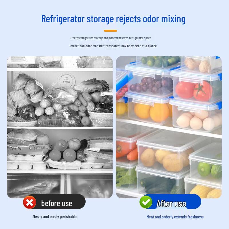 EWIGER STERN Plastic Refrigerator Sealed Food Storage Container