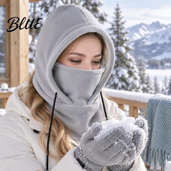Full Coverage Face Mask for Cold Weather Winter Balaclava Hat Windproof Ski Fleece Lined Breathable Thermal Mountain Climbing Cover Cozy Neck Warmer