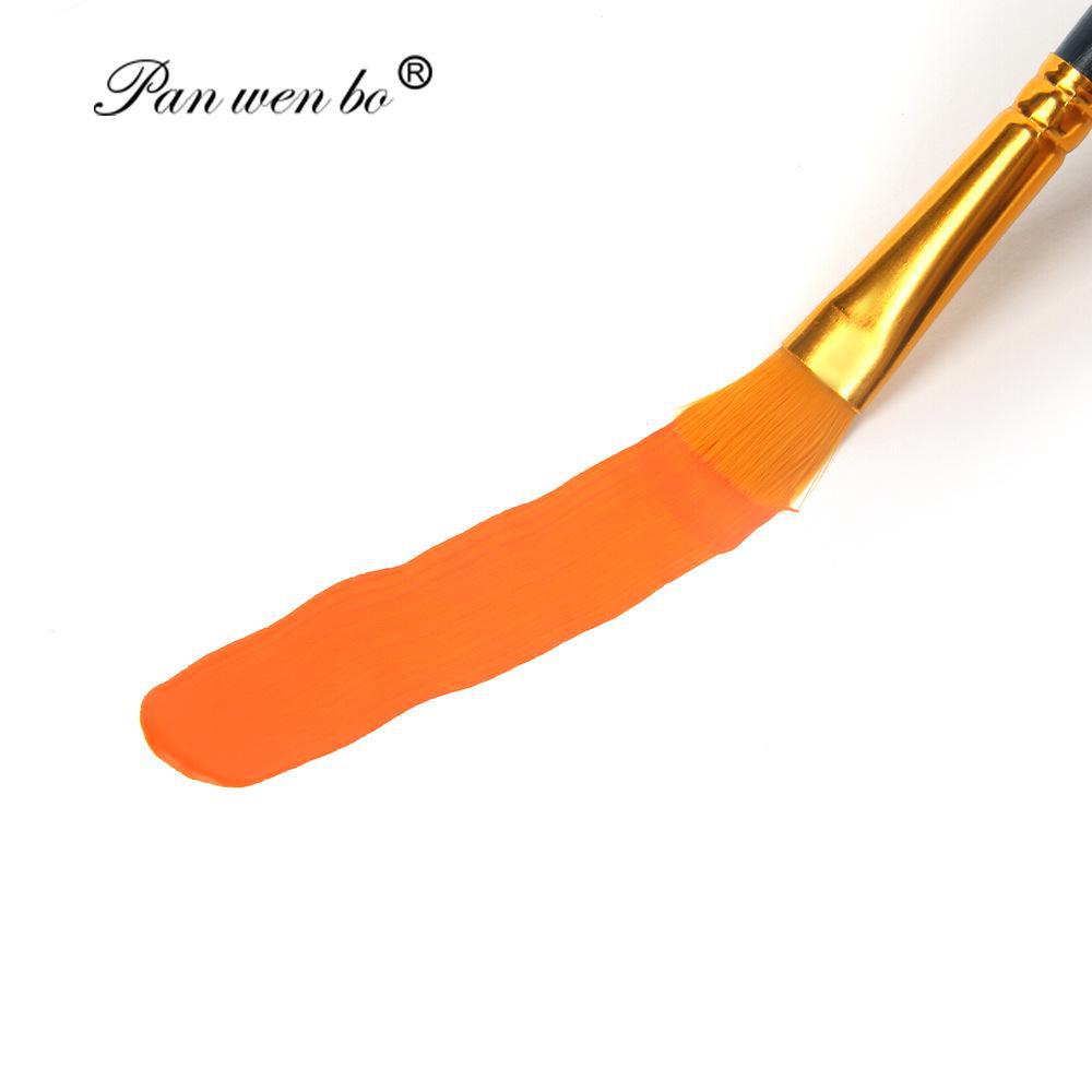 Set di 6 pennelli per pittura in nylon cross-border con gesso ad acqua e materiali artistici fai da te