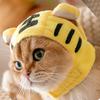 Tierkopfbedeckung Niedliche Cartoon Warme Bequeme Tierhut für Katze Hund Party Kostüm Accessoire