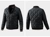 Men's Casual Diamond Baseball Collar Cotton Jacket - European & American Fashion, Plus Size for Autumn/Winter