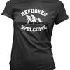 Willkommen Flüchtlinge Damen T-Shirt