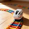 Electric Magnetic Rail Train Set Christmas Birthday Gifts Rail Car Train Toy for 3 4 5 6 7 8 Years Old Boys Girls