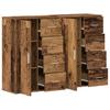 Sideboard 2 pcs Reclaimed Wood Look 60 x 31 x 84 cm Engineered Wood