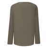 Trendy Fall Tunic Outfits Womens Fitted T Shirts Casual Long Sleeve Round Neck Basic Tee