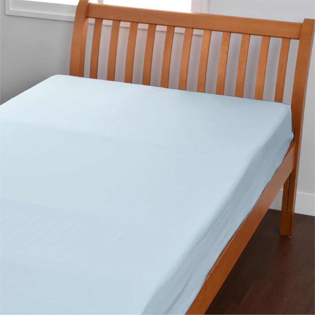 Nishikawa Flat PK03401005 [Nishikawa] Sheet, Single, Washable, Skin-Friendly 100% Cotton, Broadcloth, Plain, Beaute, BE3601, Blue,
