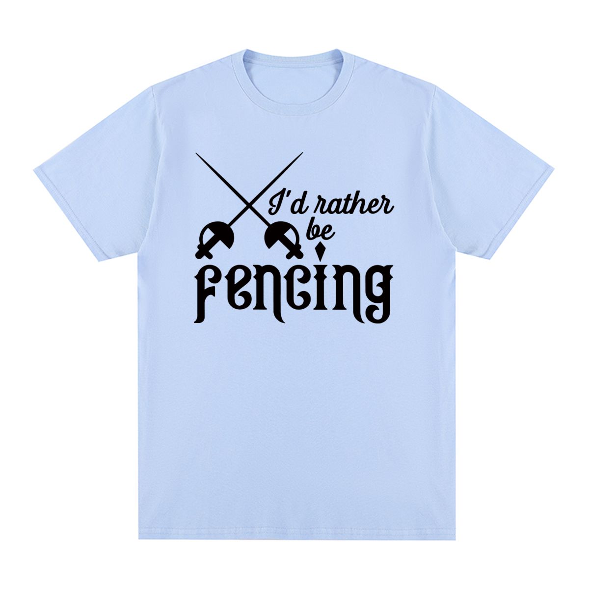 

fencing Vintage Tshirt Fencer Birthday Funny Cotton Unisex T shirt New Tee Tshirt Womens Tops 3XL