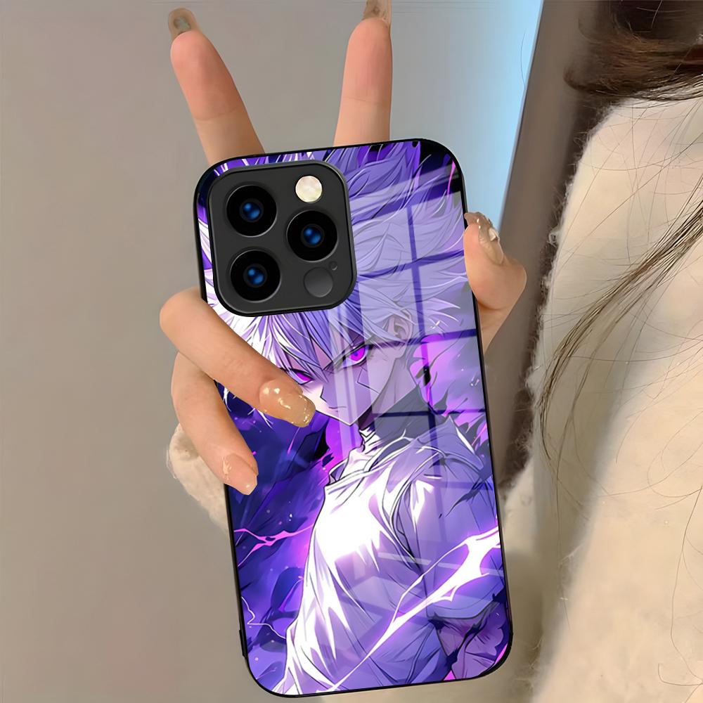 Hunter X Hunter Killua Phone Case For IPhone 17 Pro Max 16 15 14 Pro Max 13 11 Plus Glass Cover