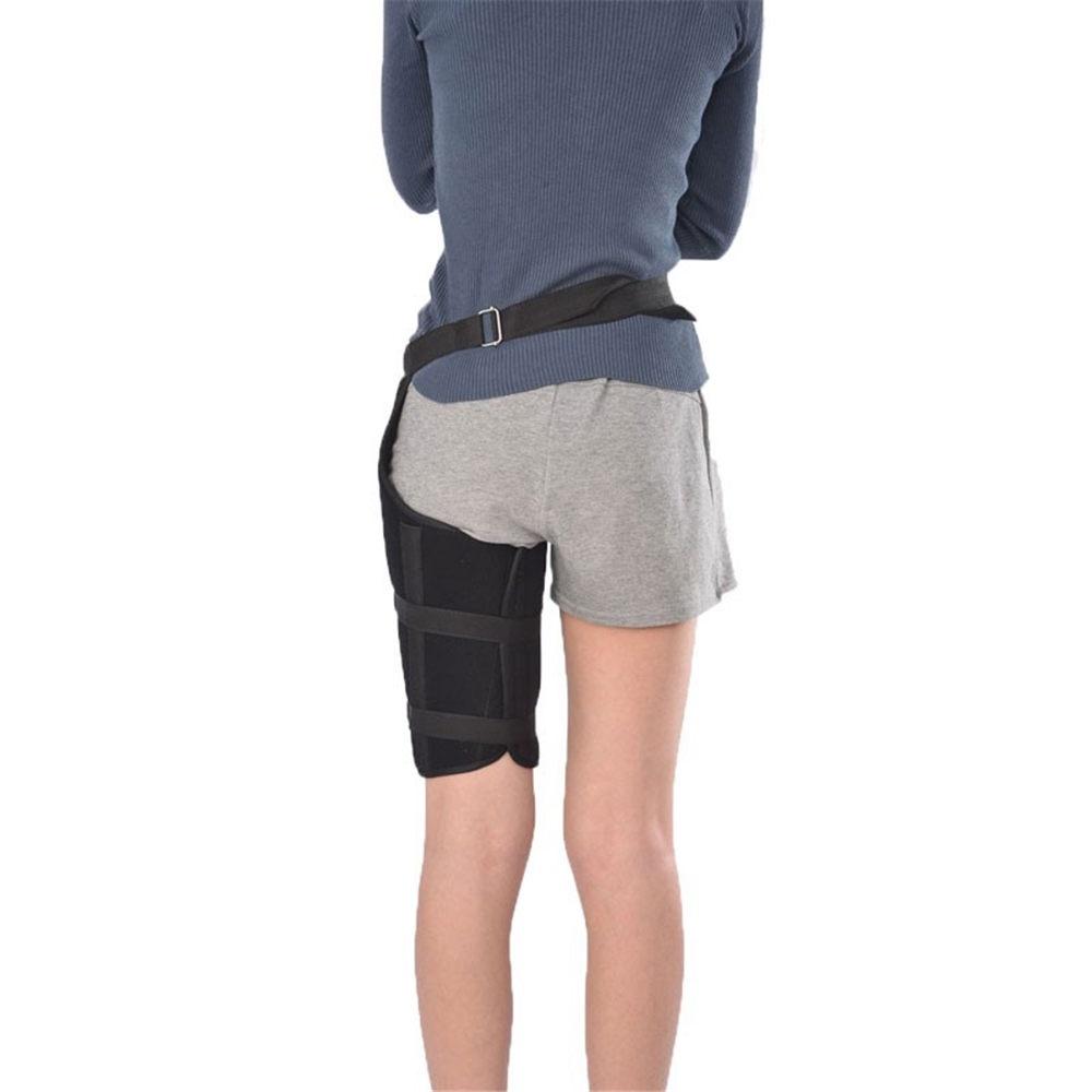 1Pcs Hip Brace Thigh Hamstring Sciatica Pain Relief Brace Upper Leg Compression Support Wrap for Hip Flexor Strain, Groin Pull, SI Joint, Arthritis