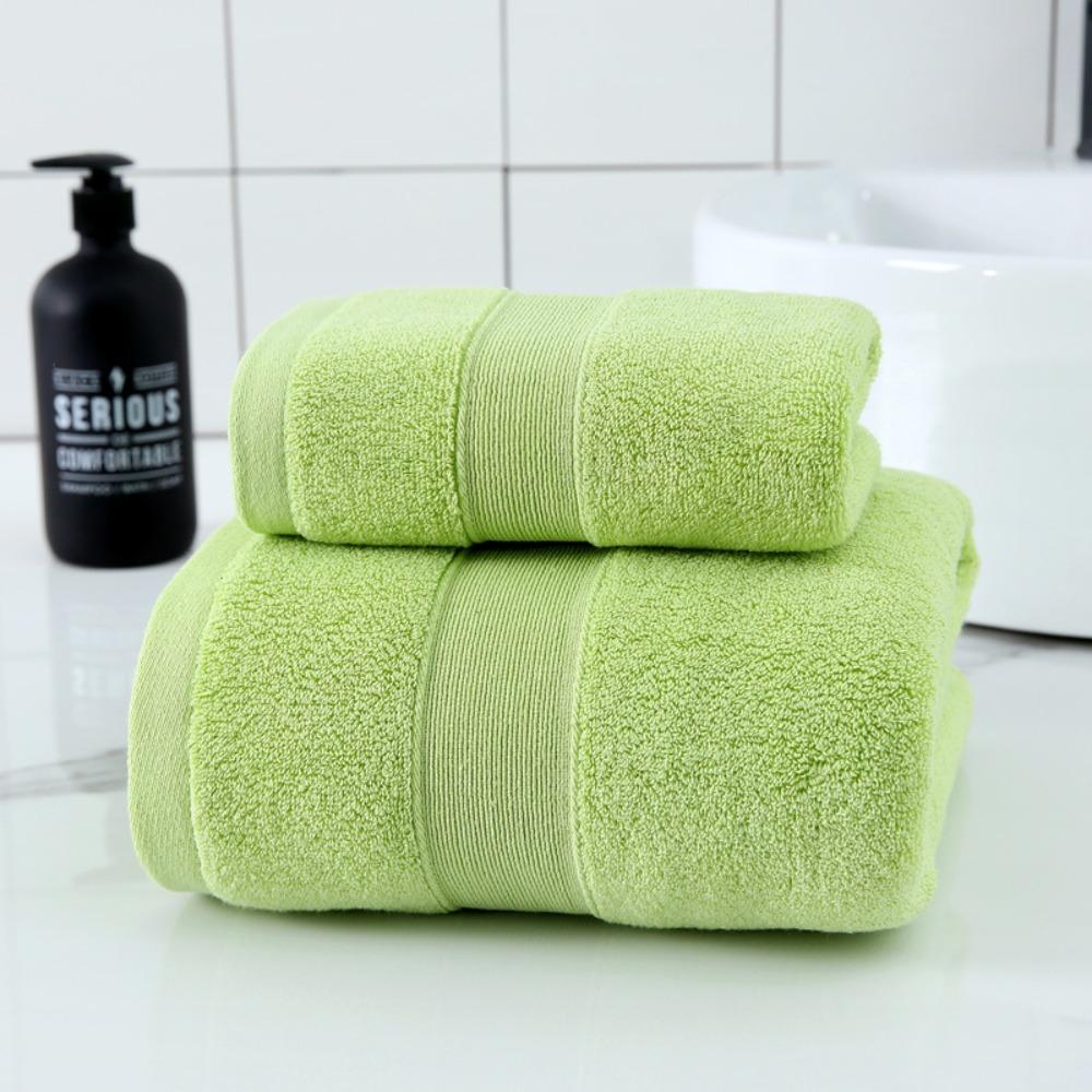 Spot large thickened cotton souvenir towel hotel men's sports face towel plain color broken gear water absorption