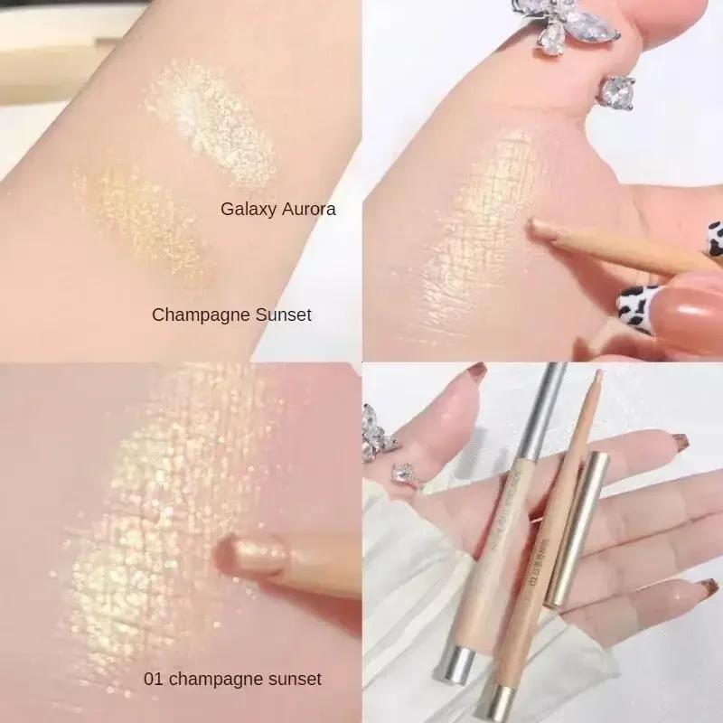 Matte Brightening Lying silkworm Shadow Pen Dual-use Eyeliner Gel Pen Beige Skin Tone Concealer Pen Smooth Contour Eye Shadow шампанского