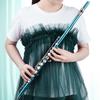 Closed Hole C Flute 16 Keys Cupronickel Nickel plated Wind Instrument with Carry Case Flute Stand Gloves Cleaning Cloth