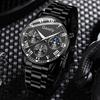 2PCS Men Watch Set Trendy Fashion Business Roman Digital Scale Round Dial Quartz Watch Set Suitable for Daily Clothing Matching