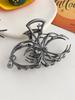 1 Pièce Halloween Pinces à Cheveux Araignée Noire avec Design de Charme Perle, Pinces à Cheveux Métal Gothique Punk Maintien Fort Accessoires Cheveux